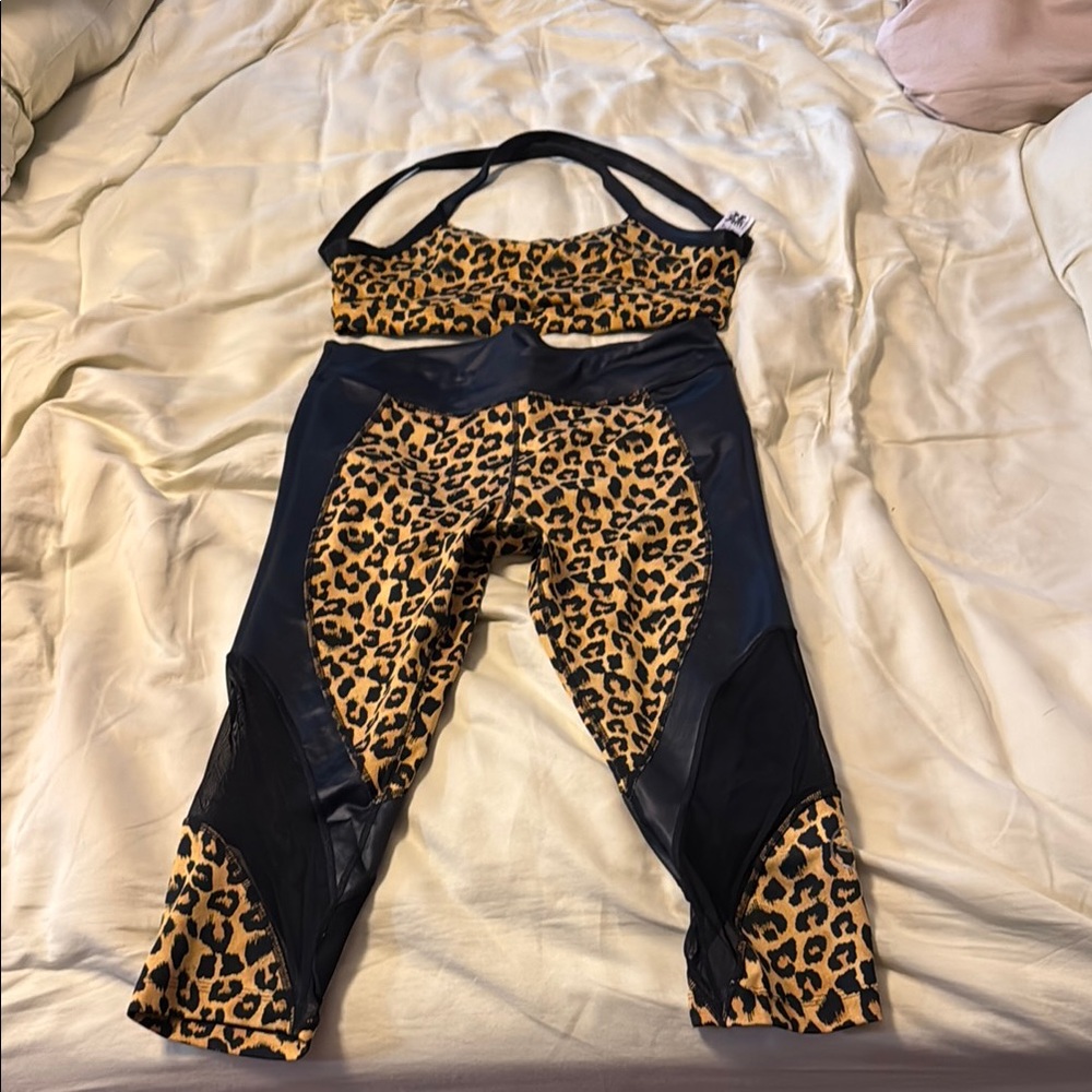 Leopard Print Women's Jumpsuit